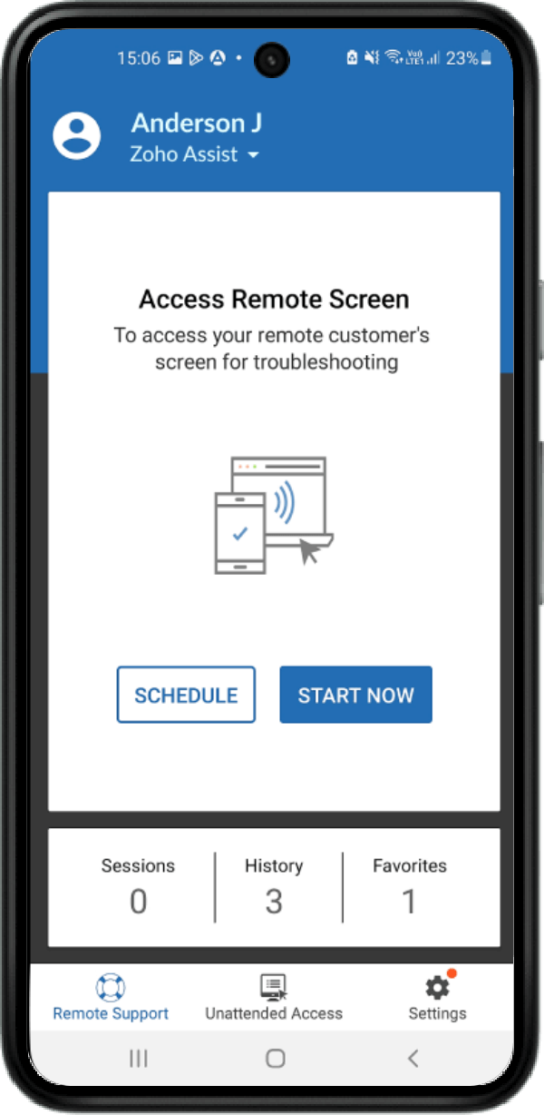 Zoho Assist for Android