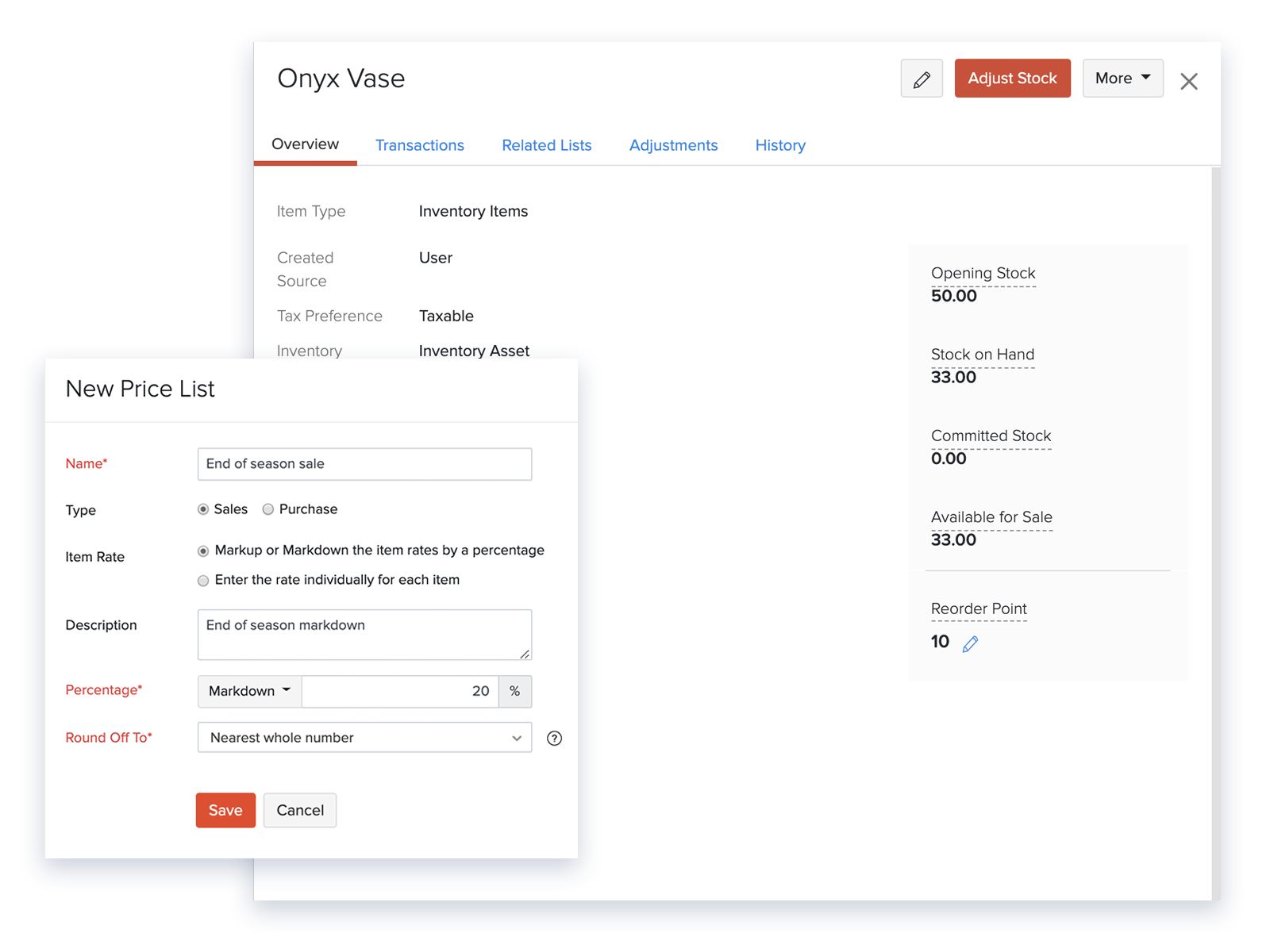 Inventory Tracking - Accounting Software for Small Business | Zoho Books