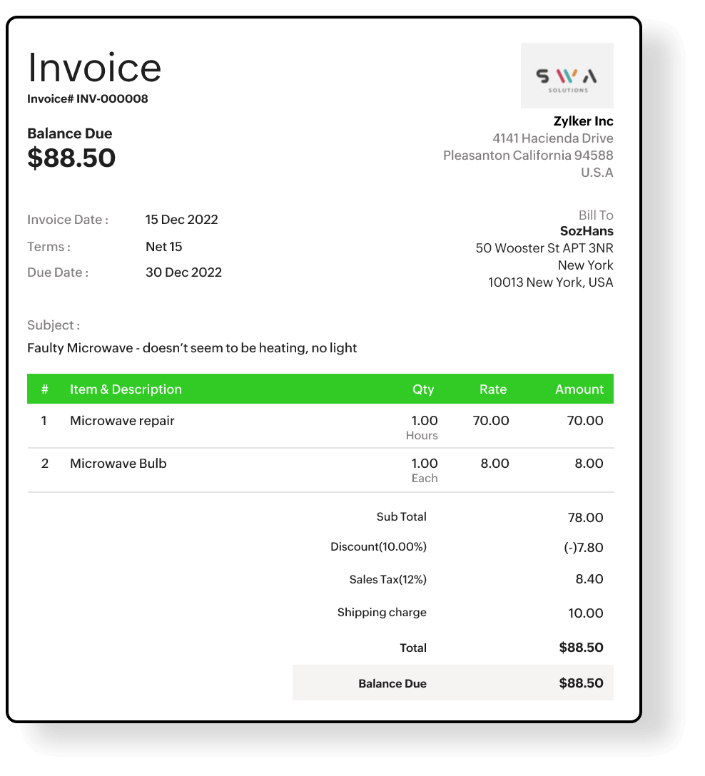 Invoice Management